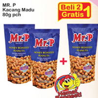Promo Harga MR.P Peanuts Mete Madu 80 gr - Indomaret