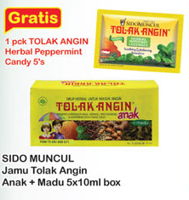 Promo Harga SIDO MUNCUL Tolak Angin Anak 5 pcs - Indomaret