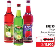 Promo Harga FREISS Syrup All Variants 500 ml - Lotte Grosir