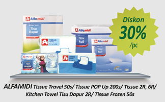 Promo Harga ALFAMIDI ALFAMIDI Tissue - Alfamidi