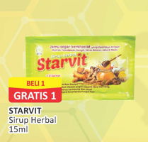 Promo Harga STARVIT Jamu Herbal 15 ml - Alfamart