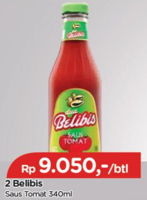 Promo Harga DUA BELIBIS Saus Tomat 340 ml - TIP TOP