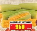 Promo Harga Jagung Manis Kulit Super per 100 gr - Hari Hari