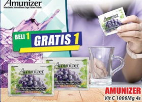 Promo Harga AMUNIZER Vit C 1000mg 4 pcs - Hari Hari
