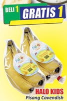Promo Harga HALLO KIDS Pisang Cavendish - Hari Hari