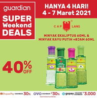 Promo Harga CAP LANG Minyak Kayu Putih 60ml - Guardian