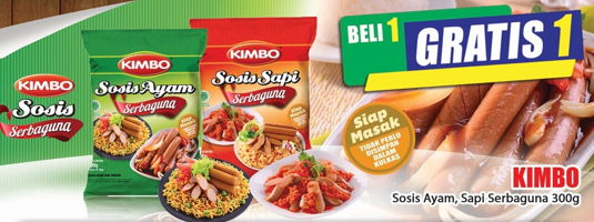 Promo Harga KIMBO Sosis Sapi Serbaguna 300 gr - Hari Hari