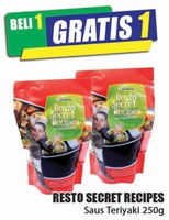 Promo Harga RESTO Secret Recipes Sauce Teriyaki 250 gr - Hari Hari