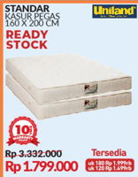 Promo Harga UNILAND Standar Matrass 160x200cm - Courts