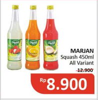 Promo Harga MARJAN Syrup Squash All Variants 450 ml - Alfamidi