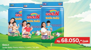 Promo Harga GOON Smile Baby Pants M50, L44, XL38 - TIP TOP