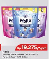 Promo Harga MOLTO Pewangi Pink, Blue, Purple Delight 1800 ml - TIP TOP