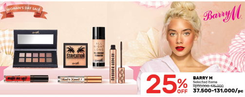 Promo Harga BARRY M Cosmetic Selected Item - Guardian