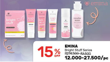 Promo Harga EMINA Bright Stuff Series - Guardian