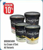 Promo Harga BROOKFARM Ice Cream All Variants 473 ml - Hypermart