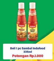 Promo Harga INDOFOOD Sambal 335 ml - Hypermart