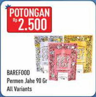 Promo Harga BARE FOOD Permen Jahe All Variants 90 gr - Hypermart