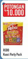 Promo Harga REBO Kuaci Bunga Matahari Party Pack - Hypermart