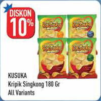 Promo Harga KUSUKA Keripik Singkong All Variants 180 gr - Hypermart