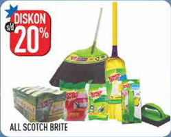 Promo Harga 3M SCOTCH BRITE Alat Kebersihan - Hypermart