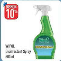Promo Harga WIPOL Disinfectant Spray 500 ml - Hypermart