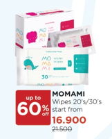 Promo Harga MOMAMI Baby Wipes - Watsons