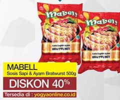 Promo Harga MABELL MABELL Sosis Sapi/Ayam - Yogya