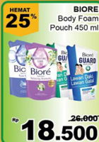 Promo Harga BIORE Body Foam Healthy & Beauty 450 ml - Giant