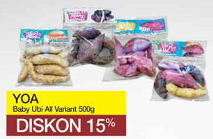 Promo Harga YOA Baby Ubi 500 gr - Yogya