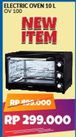 Promo Harga SEKAI Oven OV 100 - Courts