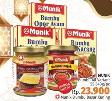 Promo Harga MUNIK Bumbu All Variant 55-340g - LotteMart