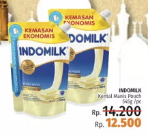 Promo Harga INDOMILK Susu Kental Manis 545 gr - LotteMart