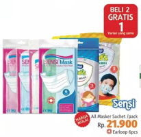 Promo Harga SENSI Mask All Variants - LotteMart