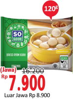 Promo Harga SO GOOD Bakso Kuah Ayam 120 gr - Alfamidi