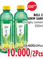 Promo Harga ADEM SARI Ching Ku Herbal Lemon per 2 botol 350 ml - Alfamidi