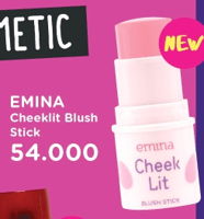 Promo Harga EMINA Cheek Lit Blush Stick - Watsons