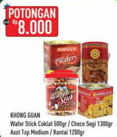 Promo Harga Khong Guan Classic Wafer Biskuit Wafer Cracker Terbaru